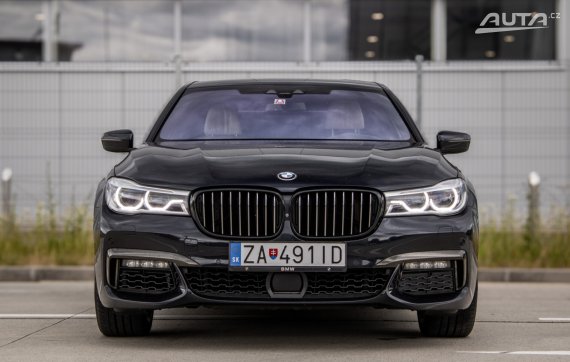 BMW Rad 7 750d xDrive 294kW400HP AT/8 / AJ NA SPLÁTKY / PROTIÚČET 2018 černá
