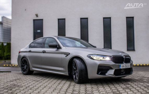 BMW M5 Competition 460kW / AJ NA SPLÁTKY / PROTIÚČET 2022 šedá