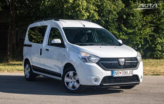 Dacia Dokker 2018 75kW MT/5 / AJ NA SPLÁTKY / PROTIÚČET 2018 bílá