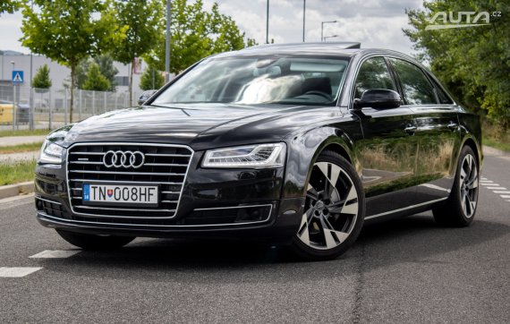 Audi A8 Long 3.0 TDI V6 Quattro tiptronic / 190kW / ZÁRUKA / AJ NA SPLÁTKY / PROTIÚČET 2014 - hlavní pohled