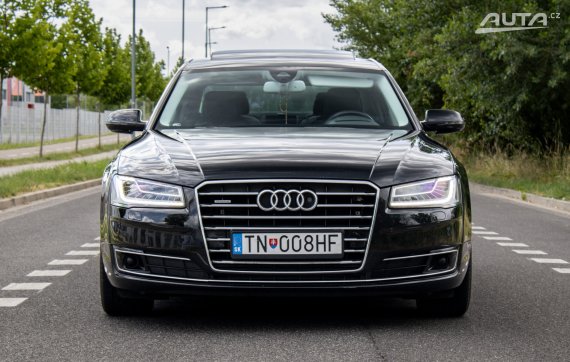 Audi A8 Long 3.0 TDI V6 Quattro tiptronic / 190kW / ZÁRUKA / AJ NA SPLÁTKY / PROTIÚČET 2014 černá