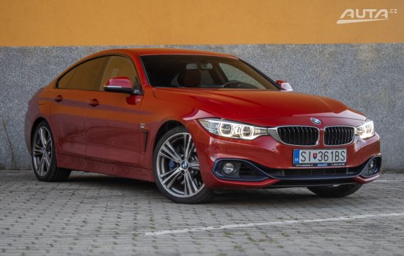 BMW Rad 4 Gran Coupé 435i Sport Line / AJ NA SPLÁTKY / PROTIÚČET 2016 červená