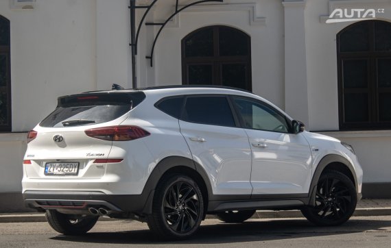 Hyundai Tucson 1.6 T-GDi N Line 4x4 / 130kW / M6 / ZÁRUKA / AJ NA SPLÁTKY / PROTIÚČET 2019 bílá