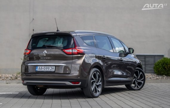 Renault Grand Scénic AT/6 118kW - 7 Miest / AJ NA SPLÁTKY / PROTIÚČET 2017 hnědá