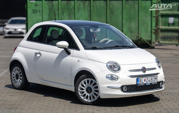 Fiat 500 1.2 8v Lounge / 51kW / M5 / ZÁRUKA / AJ NA SPLÁTKY / PROTIÚČET 2017 bílá