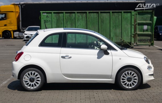 Fiat 500 1.2 8v Lounge / 51kW / M5 / ZÁRUKA / AJ NA SPLÁTKY / PROTIÚČET 2017 bílá