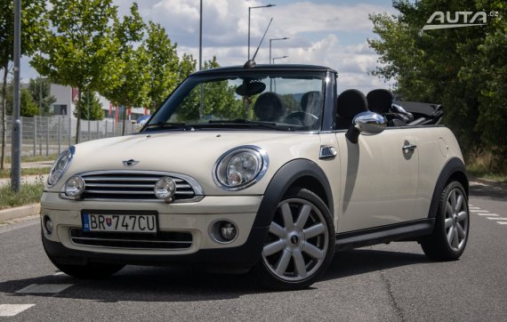 Mini Cabrio Cooper 1.6i, 88kW, M6 / AJ NA SPLÁTKY / PROTIÚČET /