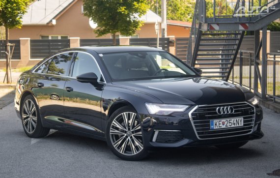 Audi A6 45 2.0 TFSI mHEV Design / 180kW / A7 / ZÁRUKA / AJ NA SPLÁTKY / PROTIÚČET 2020 modrá
