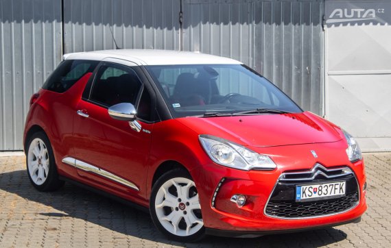 Citroën DS3 1.6 THP / 115kW / M6 / ZÁRUKA / AJ NA SPLÁTKY / PROTIÚČET - PO ROZVODOCH 2012 červená