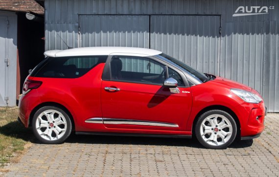 Citroën DS3 1.6 THP / 115kW / M6 / ZÁRUKA / AJ NA SPLÁTKY / PROTIÚČET - PO ROZVODOCH 2012 červená