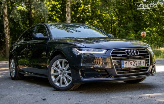Audi A6 Limousine 3.0 TDI 218k Quattro 160kW AT/7 / AJ NA SPLÁTKY / PROTIÚČET 2015 šedá