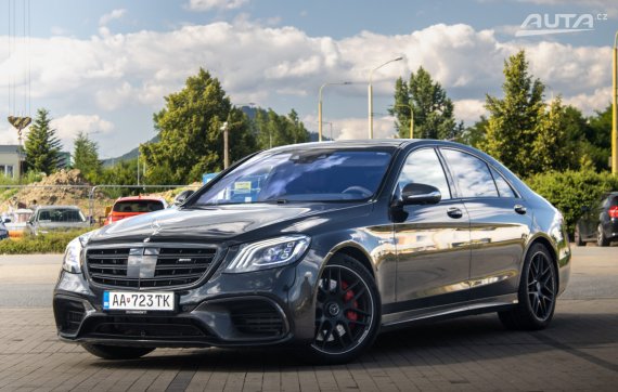 Mercedes-Benz S trieda Sedan AMG S63 4MATIC+ / 450kW / A9 / ZÁRUKA / AJ NA SPLÁTKY / PROTIÚČET 2020 - hlavní pohled