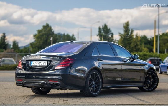 Mercedes-Benz S trieda Sedan AMG S63 4MATIC+ / 450kW / A9 / ZÁRUKA / AJ NA SPLÁTKY / PROTIÚČET 2020 černá