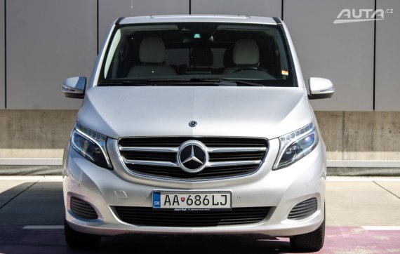 Mercedes-Benz V trieda V250 d lang Exclusive A/T 2018 stříbrná metalíza