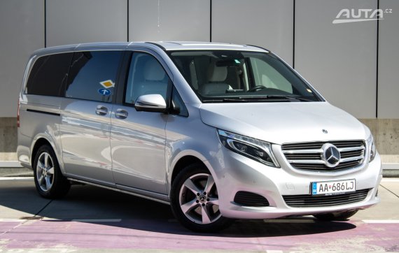 Mercedes-Benz V trieda V250 d lang Exclusive A/T 2018 stříbrná metalíza