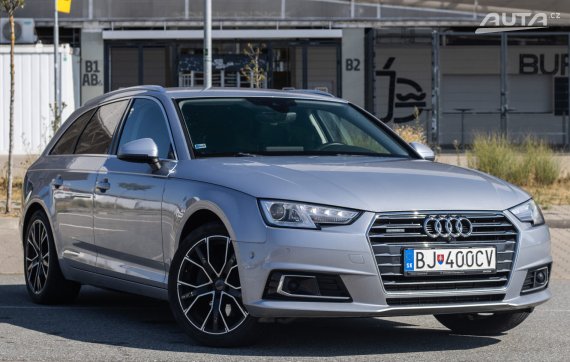 Audi A4 Avant 3.0 TDI quattro S tronic, 160kW (2017) / AJ NA SPLÁTKY / PROTIÚČET / 2017 stříbrná metalíza