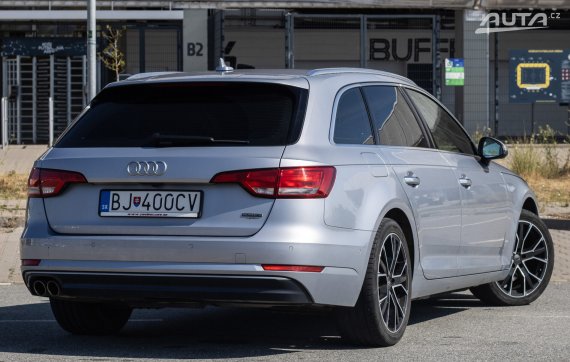 Audi A4 Avant 3.0 TDI quattro S tronic, 160kW (2017) / AJ NA SPLÁTKY / PROTIÚČET / 2017 stříbrná metalíza