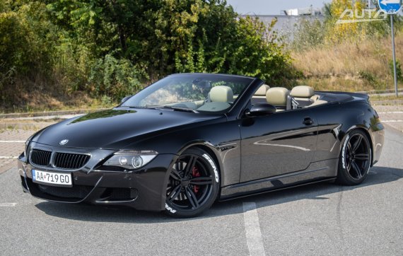 BMW Rad 6 Cabrio 645ci E64 / LPG / 245kW / A6 / AJ NA SPLÁTKY / PROTIÚČET 2004 - hlavní pohled