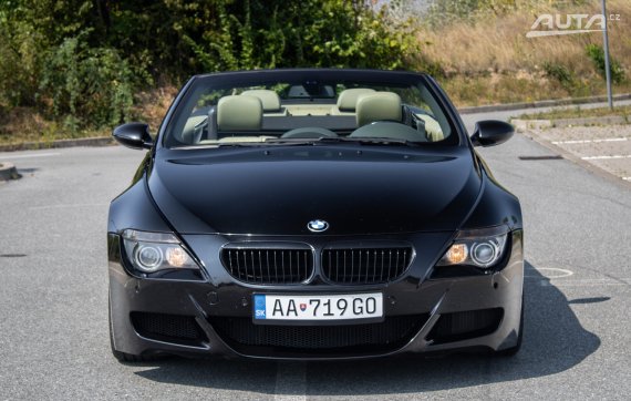 BMW Rad 6 Cabrio 645ci E64 / LPG / 245kW / A6 / AJ NA SPLÁTKY / PROTIÚČET 2004 černá