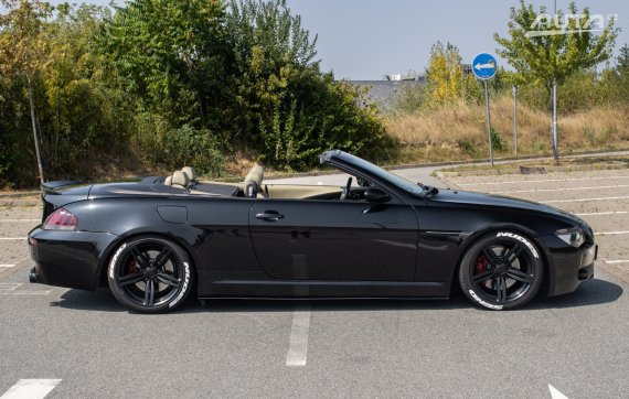 BMW Rad 6 Cabrio 645ci E64 / LPG / 245kW / A6 / AJ NA SPLÁTKY / PROTIÚČET 2004 černá
