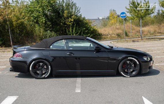 BMW Rad 6 Cabrio 645ci E64 / LPG / 245kW / A6 / AJ NA SPLÁTKY / PROTIÚČET 2004 černá