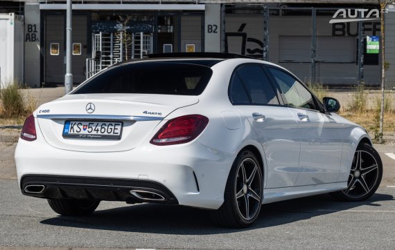 Mercedes-Benz C trieda Sedan 400 4MATIC A/T, 245kW (2017) / AJ NA SPLÁTKY / PROTIÚČET / 2017 bílá
