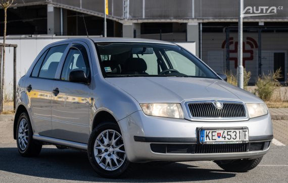 Škoda Fabia 1.4, 44kW (2001) / AJ NA SPLÁTKY / PROTIÚČET / 2001 stříbrná metalíza