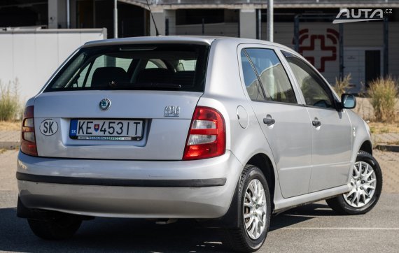 Škoda Fabia 1.4, 44kW (2001) / AJ NA SPLÁTKY / PROTIÚČET / 2001 stříbrná metalíza