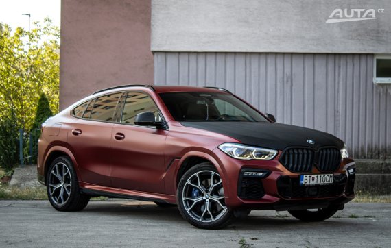 BMW X6 M50d M-Sport A/T, 294kW, A8 / AJ NA SPLÁTKY / PROTIÚČET / ODPOČET DPH / 2020 červená