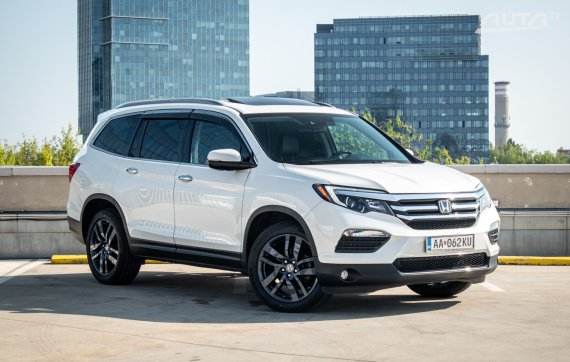 Honda Pilot Elite 3.5 V6 AWD, 209 kW, 7 miest / AJ NA SPLÁTKY / PROTIÚČET / 2020 bílá