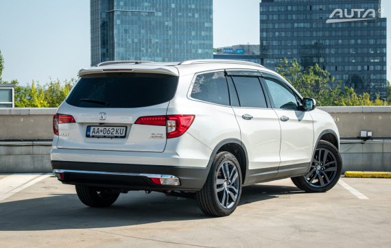 Honda Pilot Elite 3.5 V6 AWD, 209 kW, 7 miest / AJ NA SPLÁTKY / PROTIÚČET / 2020 bílá