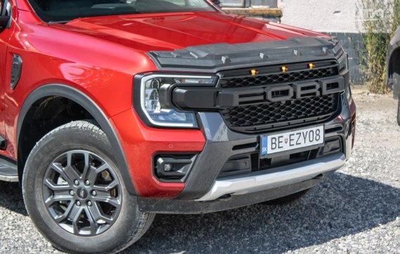 Ford Ranger 2.0 TDCi EcoBlue BiTurbo e-4WD DoubleCab A/T WildTrak / AJ NA SPLÁTKY / PROTIÚČET / 2023 červená