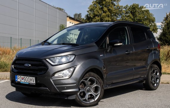 Ford EcoSport 1.0 EcoBoost ST Line, 92kW (2018) / AJ NA SPLÁTKY / PROTIÚČET / 2018 šedá