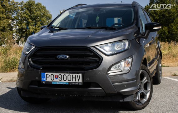Ford EcoSport 1.0 EcoBoost ST Line, 92kW (2018) / AJ NA SPLÁTKY / PROTIÚČET / 2018 šedá