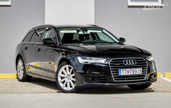 Audi A6 Avant 3.0  TDI DPF quattro S tronic, 160kW, A7 / AJ NA SPLÁTKY / PROTIÚČET / 2016 černá
