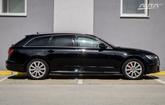 Audi A6 Avant 3.0  TDI DPF quattro S tronic, 160kW, A7 / AJ NA SPLÁTKY / PROTIÚČET / 2016 černá