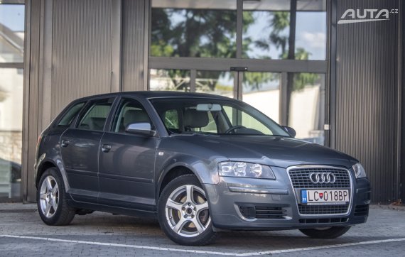 Audi A3 Sportback 2.0 TDI Attraction 103kW 2009 MT/6 FWD / AJ NA SPLÁTKY / PROTIÚČET 2009 šedá