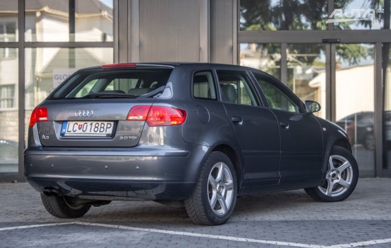 Audi A3 Sportback 2.0 TDI Attraction 103kW 2009 MT/6 FWD / AJ NA SPLÁTKY / PROTIÚČET 2009 šedá