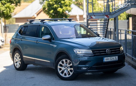 Volkswagen Tiguan Allspace 2.0 TDI Highline 4MOTION DSG / 140kW / A7 / ZÁRUKA / AJ NA SPLÁTKY / PROTIÚČET 2020 modrá
