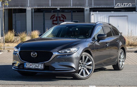 Mazda 6 Combi (Wagon) 2.5 Skyactiv-G A/T, 143kW (2022) / AJ NA SPLÁTKY / PROTIÚČET / 2022 - hlavní pohled