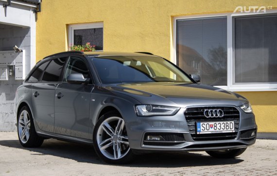 Audi A4 Avant 2.0 TDI S-Line / 110kW / A7 / ZÁRUKA / AJ NA SPLÁTKY / PROTIÚČET 2015 šedá
