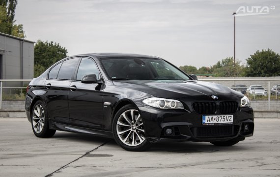 BMW Rad 5 530d xDrive F10 A/T, 190kW, A8 / AJ NA SPLÁTKY / PROTIÚČET / 2011 černá