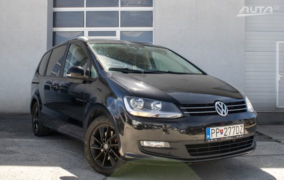 Volkswagen Sharan 2.0 TDI Trendline / 103kW / M6 / ZÁRUKA / AJ NA SPLÁTKY / PROTIÚČET 2011 černá