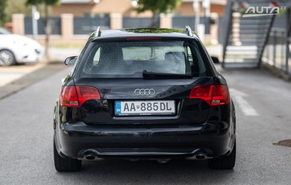 Audi A4 Avant 2.0 TDI Quattro S-Line / 125kW / M6 / AJ NA SPLÁTKY / PROTIÚČET 2007 černá