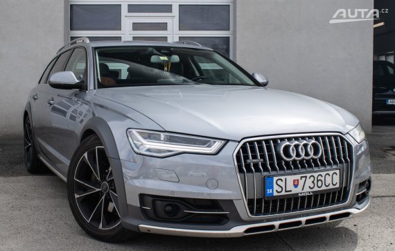 Audi A6 Allroad 3.0 TDI quattro S tronic, 200kW (2017) / AJ NA SPLÁTKY / PROTIÚČET / 2017 šedá