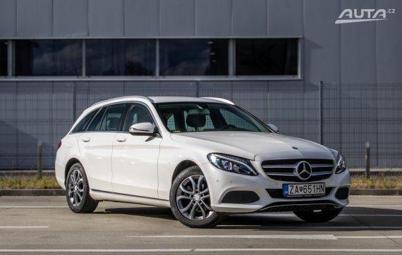 Mercedes-Benz C trieda Kombi 180d 85kW AT/7 RWD / AJ NA SPLÁTKY / PROTIÚČET 2016 bílá