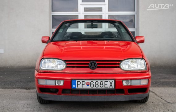 Volkswagen Golf Cabrio 1.8 / 55kW / M5 / AJ NA SPLÁTKY / PROTIÚČET 1994 červená