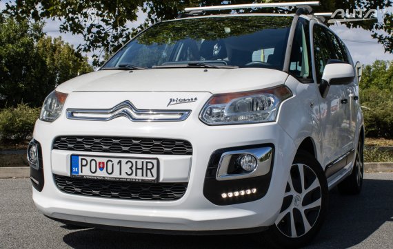 Citroën C3 Picasso 1.2 PureTech, 81kW (2015) / AJ NA SPLÁTKY / PROTIÚČET / 2015 bílá