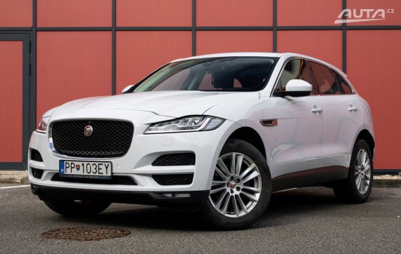 Jaguar F-Pace 2.0D l4 AWD / 132kW / A8 / ZÁRUKA / AJ NA SPLÁTKY / PROTIÚČET 2017 - hlavní pohled