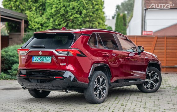 Suzuki Across PHEV 136kW CVT 4x4 / AJ NA SPLÁTKY / PROTIÚČET 2020 červená
